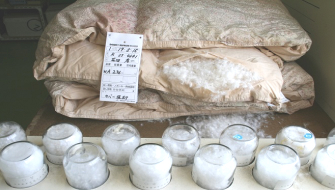 羽毛布団リフレッシュ｜回収管理